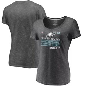 New Women's NFL Football Pro Line Philadelphia Eagles Super Bowl Shirt XL